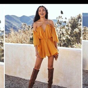 VICI Kick The Dust Cold Shoulder Romper